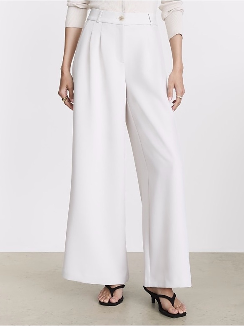 Crepe Drape Palazzo Pant
